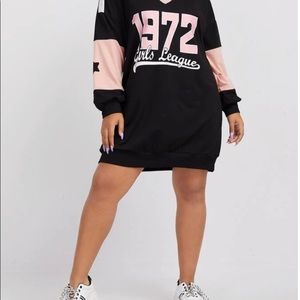 Over sized sweater dress